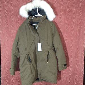 SPIRE BY GALAXY JENAR WINTER COAT OLIVE COLOR HEAVYWEIGHT WATERPROOF SIZE XL NWT